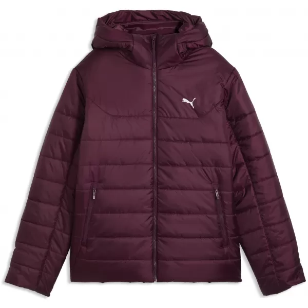  Dámská bunda PUMA ESS HOODED PADDED JACKET 68523124 RUBY NOIR 
