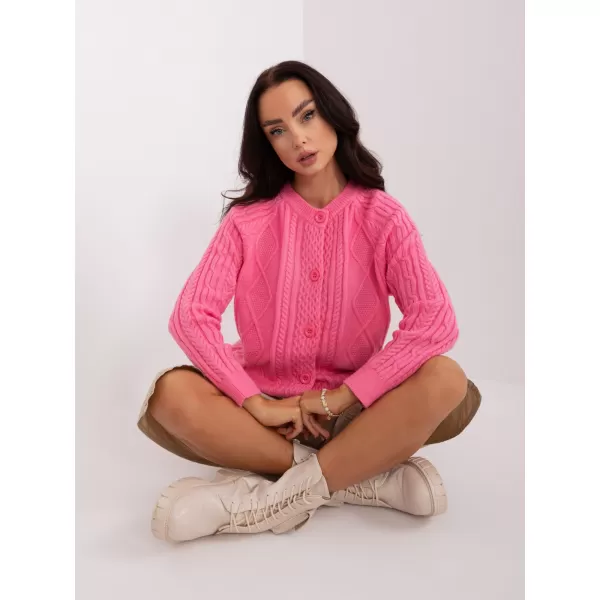  Dámský svetr WOOL FASHION ITALIA AT-SW-2346-2.99P PINK 