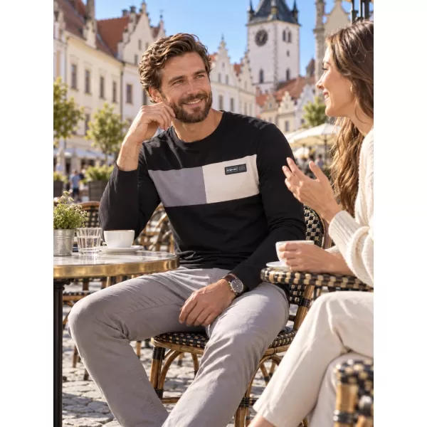  Pánské triko ALTISPORT IVAS ČERNÁ 