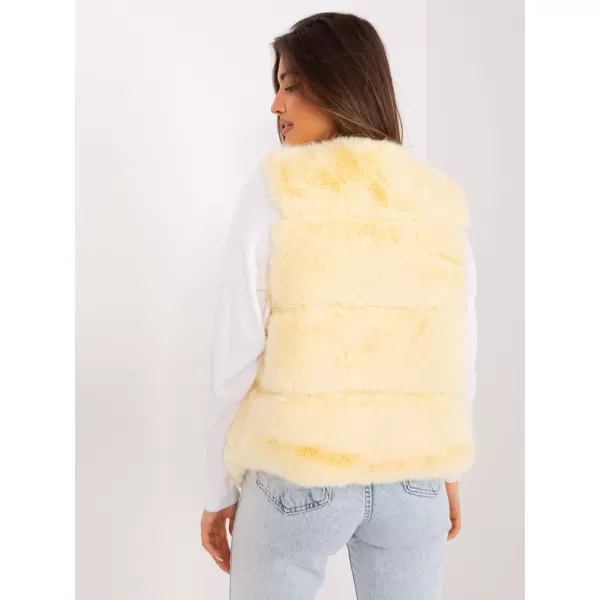  Dámská vesta WOOL FASHION ITALIA AT-KZ-2349.00P BRIGHT YELLOW 