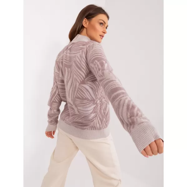  Dámský svetr WOOL FASHION ITALIA AT-SW-2357.96 BRIGHT PURPLE 