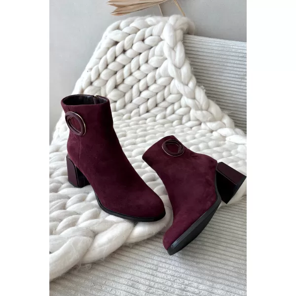  Dámské kotníkové boty ARTIKER 57C0016 BORDO 