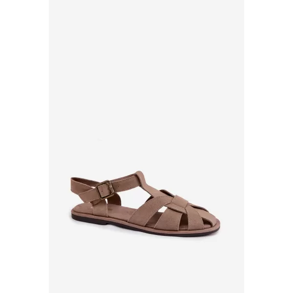  Dámské sandály BIG STAR SHOES TT274250 BEIGE 