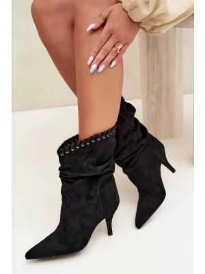 Dámské kotníkové boty BOTO 2568A BLACK
