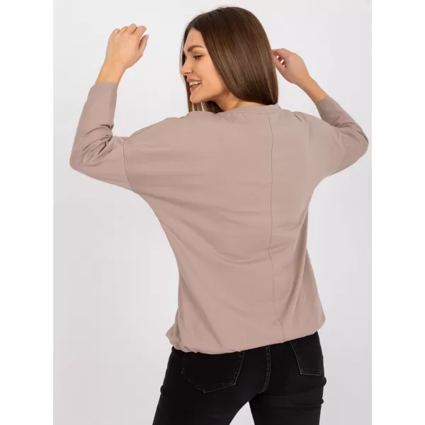  Dámská halenka RUE PARIS RV-BZ-7545.42P DARK BEIGE 