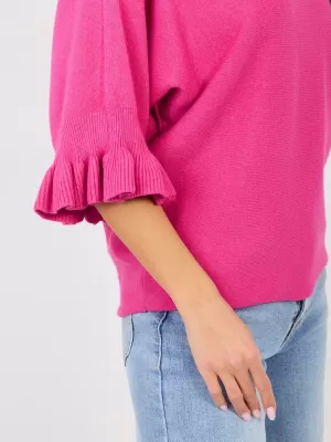Dámský svetr ITALY MODA IT-SW-99244.65 FUCHSIA