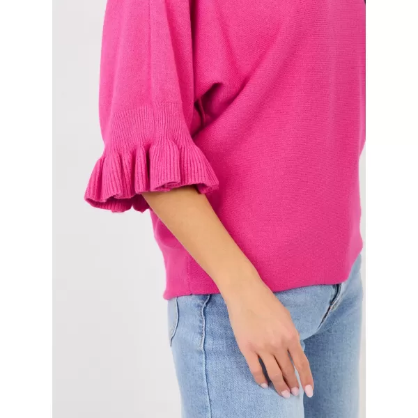  Dámský svetr ITALY MODA IT-SW-99244.65 FUCHSIA 