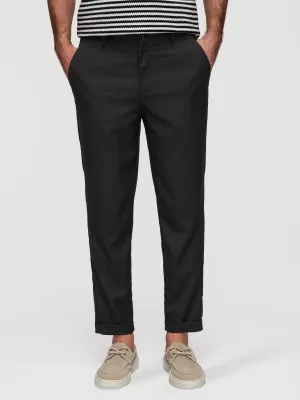 Pánské chino kalhoty OMBRE P1525 BLACK