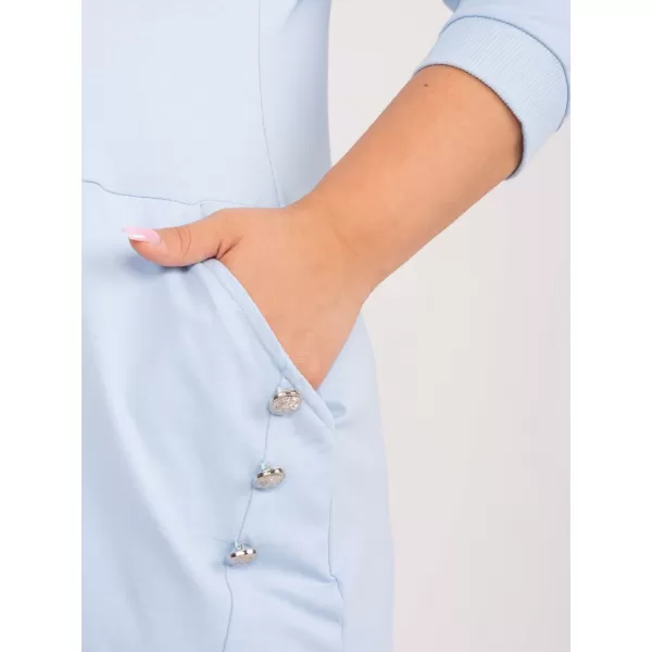  Dámské šaty RELEVANCE RV-SK-9390.32 LIGHT BLUE 