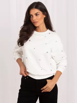 Dámská mikina ITALY MODA IR-BL-R2697.04P ECRU