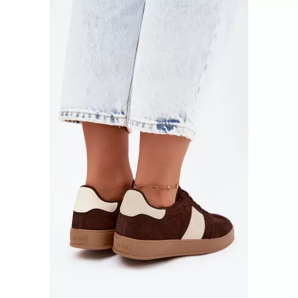  Dámské tenisky BIG STAR SHOES UU274008 BROWN/BEIGE 