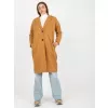 Dámský kabát OCH BELLA TW-PL-BI-7298-1.15 CAMEL