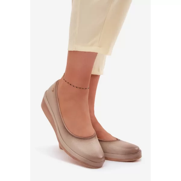  Dámské polobotky VINCEZA 39987 BEIGE 