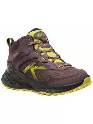 Dětské boty KEEN ZIONIC MID WP YOUTH HUCKLEBERRY/MANGO MINT