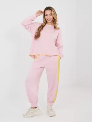 Dámská tepláková souprava RUE PARIS IT-KMPL-22216.72 BRIGHT PINK