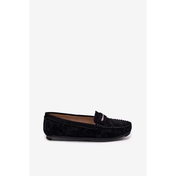  Dámské mokasíny S.BARSKI LR61-7029 BLACK 