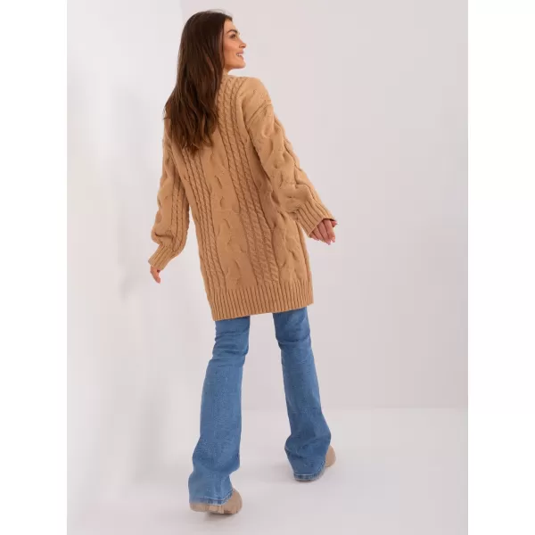  Dámský svetr WOOL FASHION ITALIA AT-SW-2367-1.35P CAMEL 