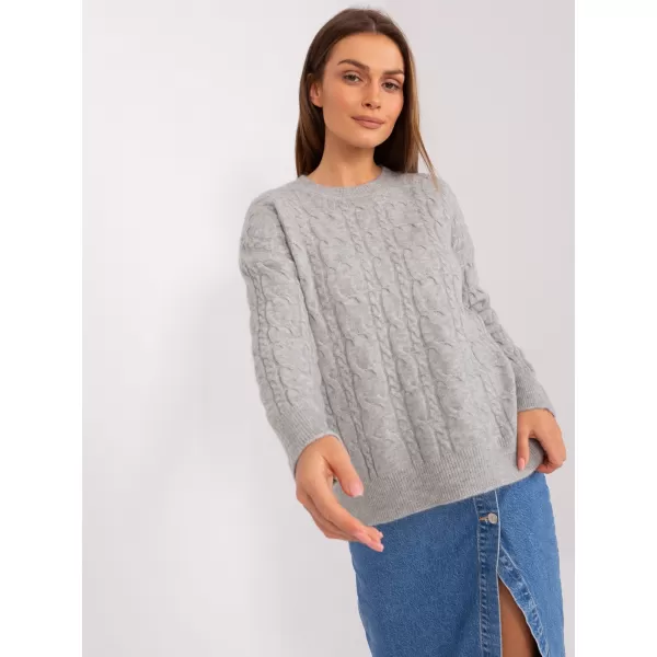  Dámský svetr WOOL FASHION ITALIA AT-SW-2335.27 GRAY 