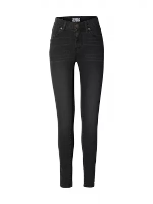 Dámské kalhoty URBAN CLASSICS TB8370 BLACK WASHED