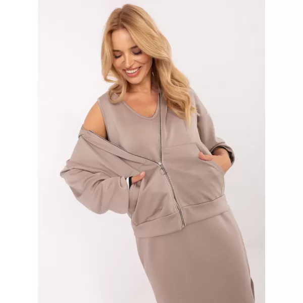  Dámský set RUE PARIS IT-KMPL-9719.64 DARK BEIGE 