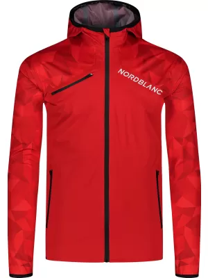 Pánská softshellová bunda NORDBLANC RIGHT NBSSM8321 ČERVENÁ