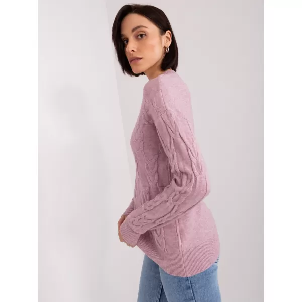  Dámský svetr WOOL FASHION ITALIA AT-SW-2340.80 BRIGHT PURPLE 
