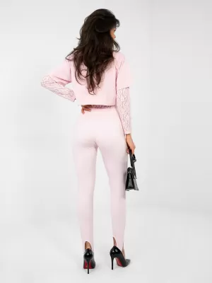 Dámské kalhoty RUE PARIS MI-SP-K22.65 BRIGHT PINK