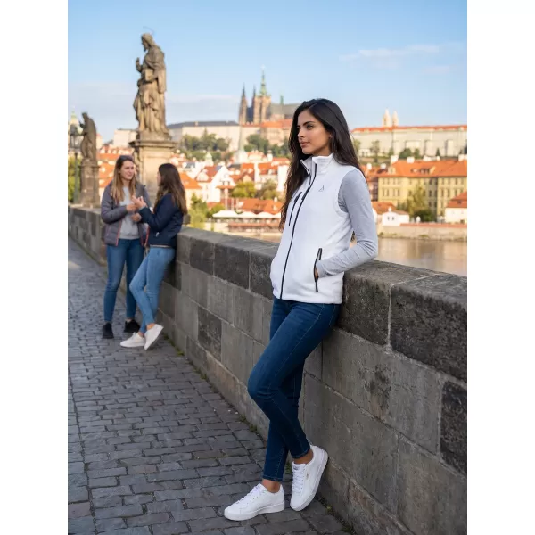  Dámská fleece vesta ALTISPORT ALW002525 BÍLÁ 