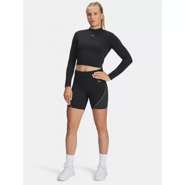  Dámské triko UNDER ARMOUR VANISH SEAMLESS LS 6000645-004 ČERNÁ 