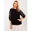 Dámská mikina RUE PARIS RV-BL-A367-1.18P BLACK
