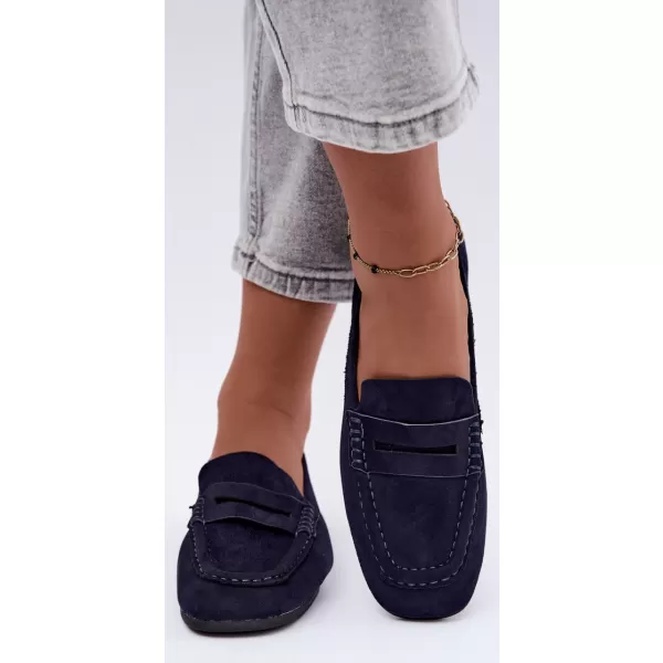  Dámské mokasíny BOTO D-307 NAVY 