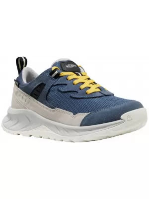 Dětské turistické boty KEEN HIGHTRAIL WP YOUTH VINTAGE INDIGO/ALLOY