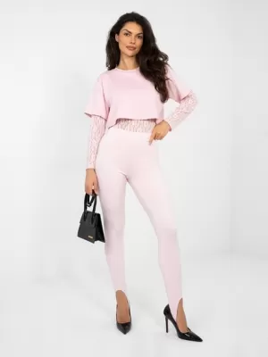 Dámské kalhoty RUE PARIS MI-SP-K22.65 BRIGHT PINK