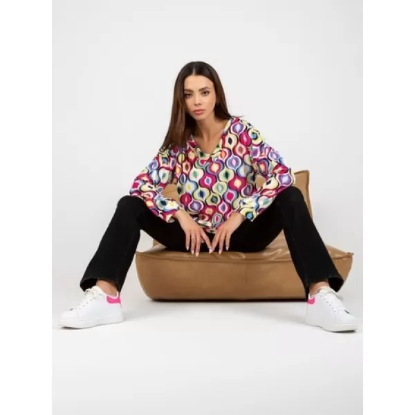  Dámská mikina RUE PARIS RV-BL-8186.14X PINK 