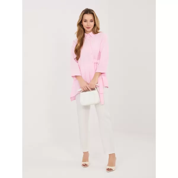  Dámská košile RUE PARIS IT-KS-FL10188.27 BRIGHT PINK 