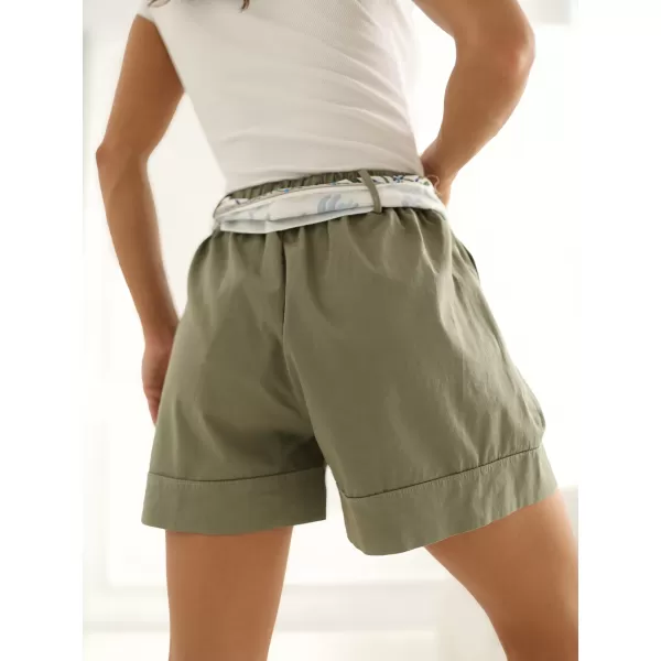  Dámské kraťasy ITALY MODA IT-SN-FL10552SPL-1.47 KHAKI 