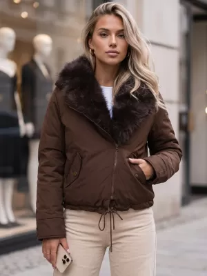 Dámská bunda DSTREET KARAMELOVÁ