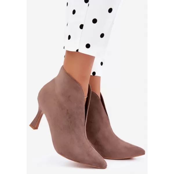  Dámské kotníkové boty BOTO 6470 BROWN 
