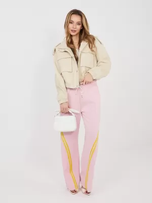 Dámské tepláky RUE PARIS IT-DR-22168.66 BRIGHT PINK