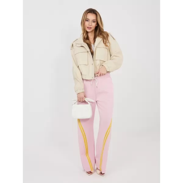  Dámské tepláky RUE PARIS IT-DR-22168.66 BRIGHT PINK 