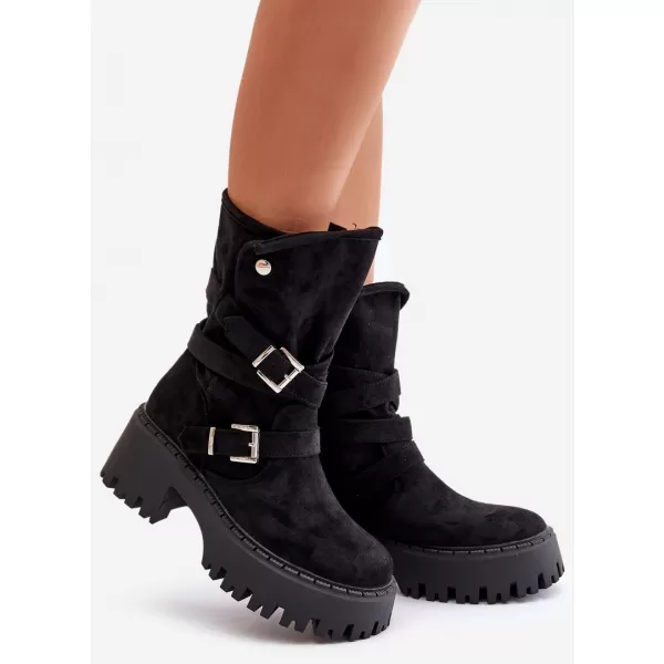  Dámské kotníkové boty BOTO QH7825/DA185 BLACK 