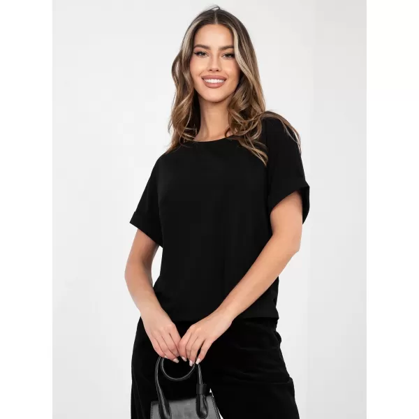  Dámské triko RUE PARIS RV-BZ-A1185.19 BLACK 