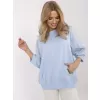 Dámská mikina RUE PARIS RV-BL-A367-1.18P LIGHT BLUE