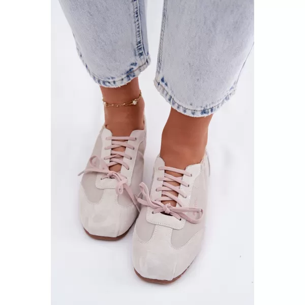  Dámské tenisky BIG STAR SHOES TT274599 BEIGE 
