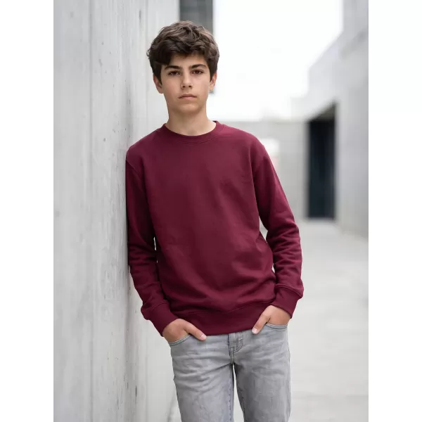  Dětská mikina MALFINI CREW 427 GARNET 