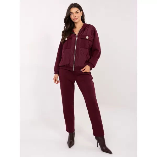  Dámský set ITALY MODA IT-KMPL-9872.97 BURGUNDY 