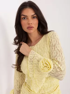 Dámská halenka ITALY MODA IT-BZ-22122.85 BRIGHT YELLOW