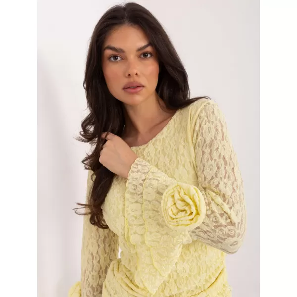  Dámská halenka ITALY MODA IT-BZ-22122.85 BRIGHT YELLOW 