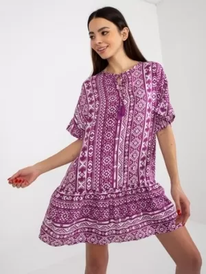 Dámské šaty SUBLEVEL D73771M30306C VIOLET