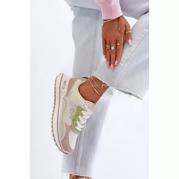 Dámské tenisky BIG STAR SHOES NN274A091 BEIGE 